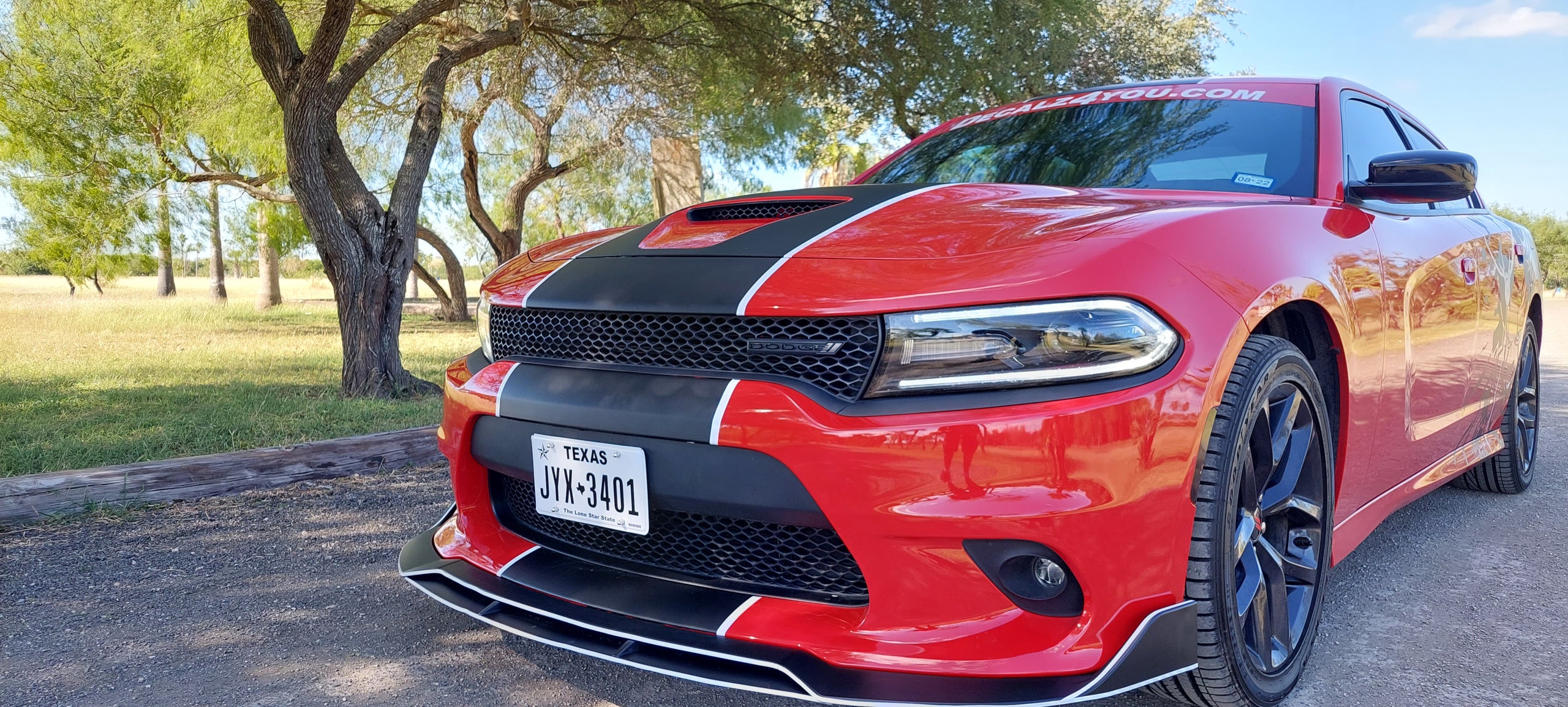 Charger Gt Srt Scatpack Hellcat Racing Stripes Solid Wide Racing
